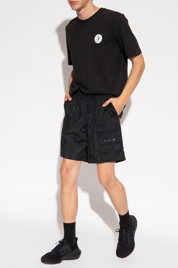 Black Shorts with logo bible adidas Originals Biname fmedShops GB bible adidas stan smith premium black edition